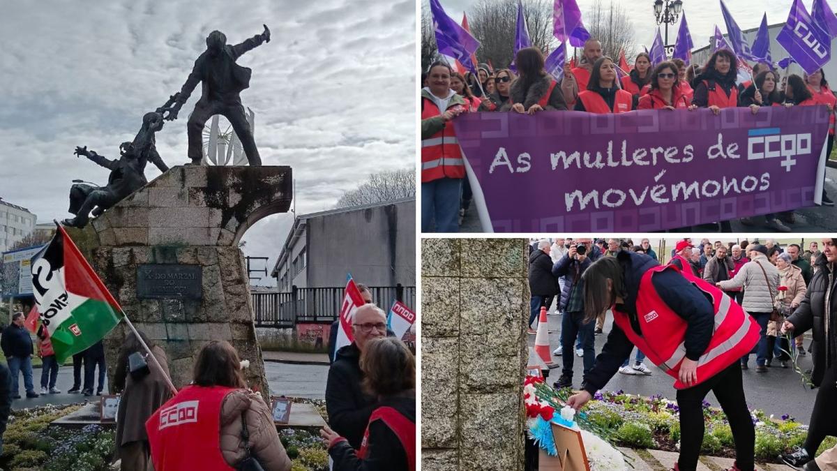 CCOO do Hábitat de Galicia reivindica na rúa a memoria obreira do 10 de marzo