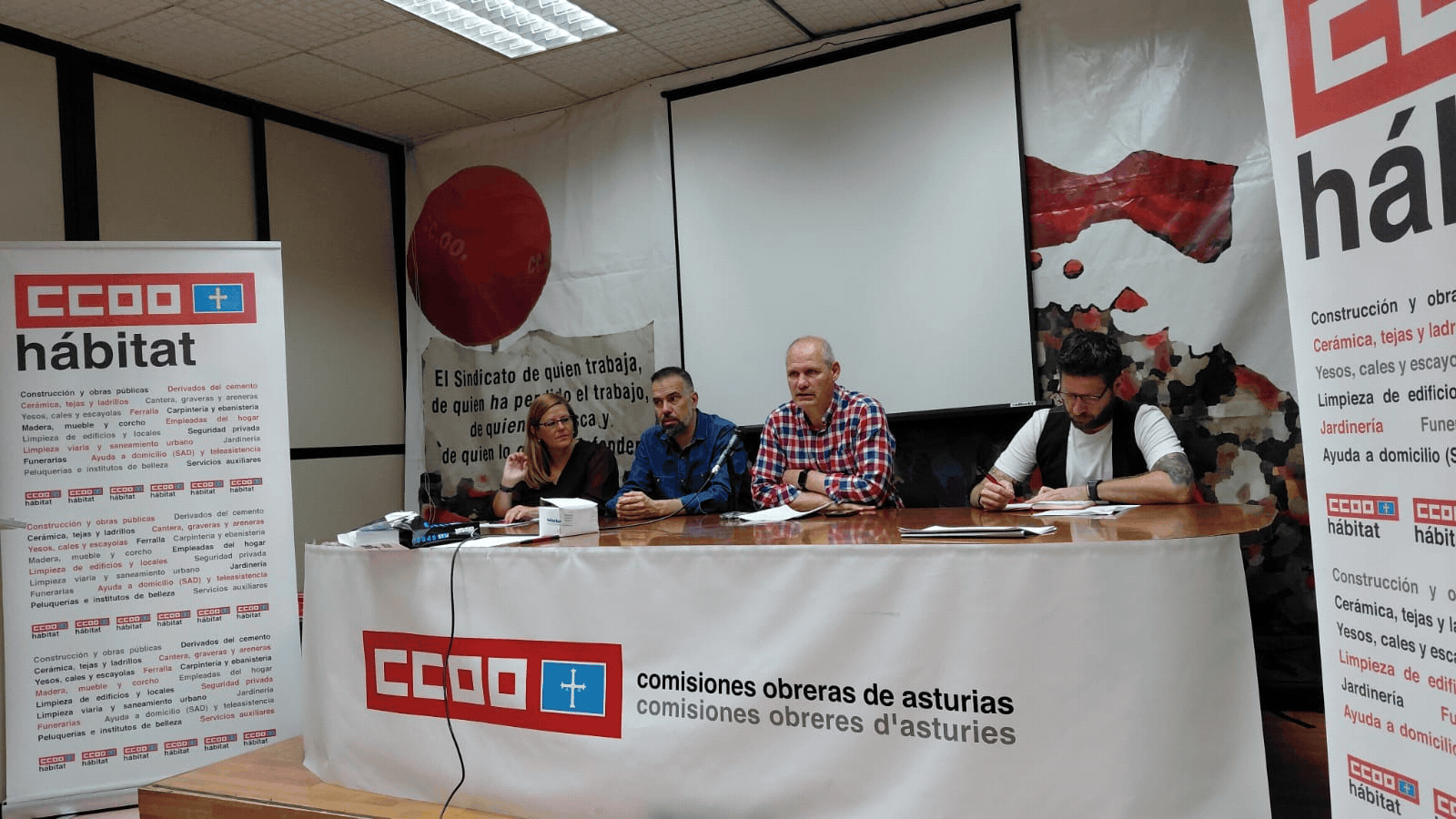 CCOO del Hábitat de Asturias celebra su Consejo Regional