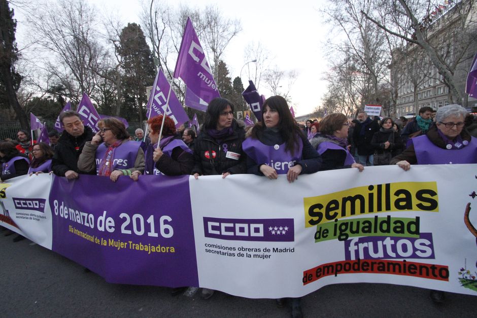 Manifestación Día Internacional de la Mujer Trabajadora, 8-3-2016