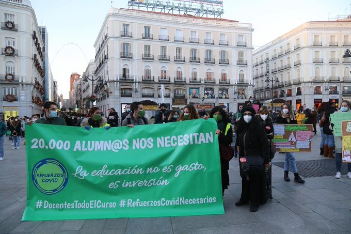 Concentración el pasado miércoles en Madrid