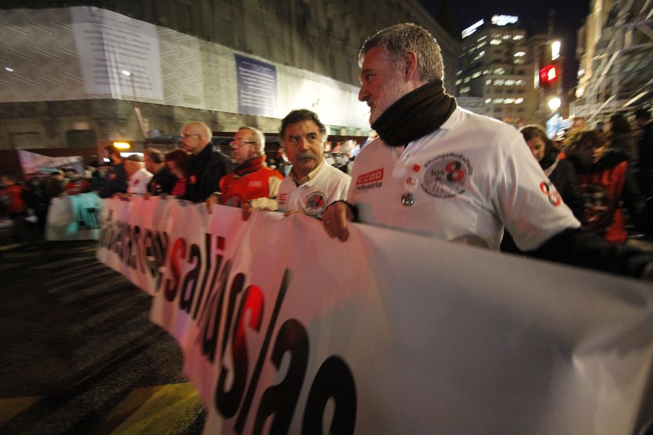 Manifestación Huelga No Es Delito, por la amnistía de trabajadores/as represaliados/as